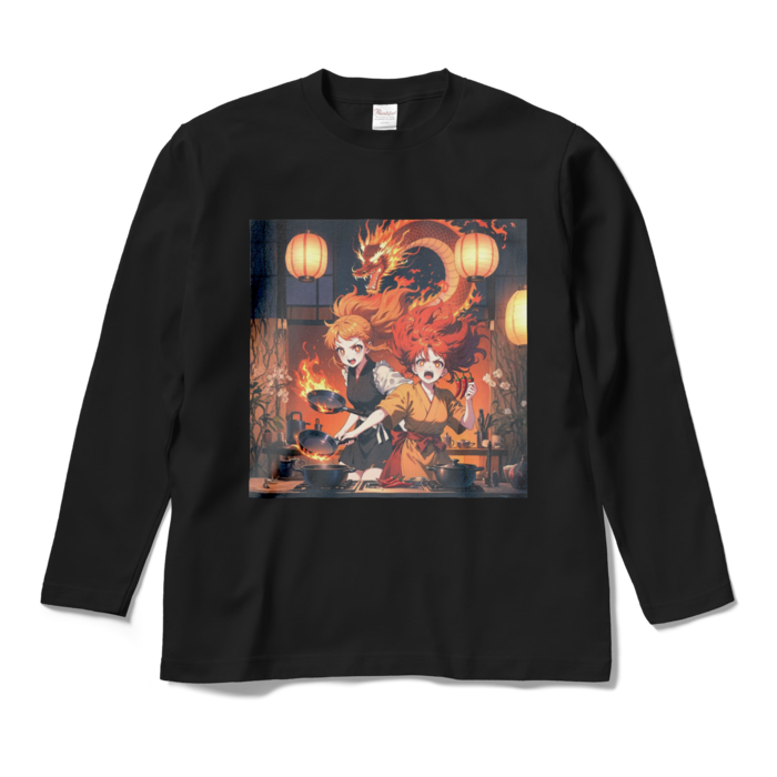 ロングスリーブTシャツ - M - ブラック