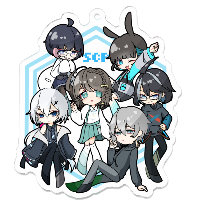 アクリルキーホルダー（コーティング） - 70 x 70 (mm)