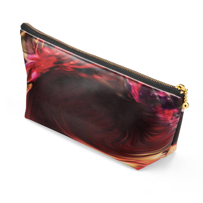 ポーチ - 長さ21.5cm / 高さ10cm - ブラック