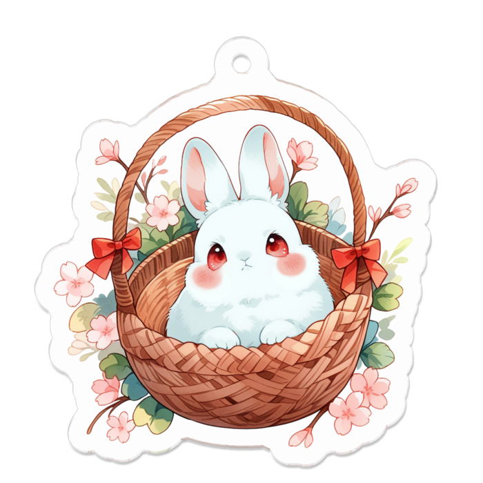 アクリルキーホルダー - 50 x 50 (mm)