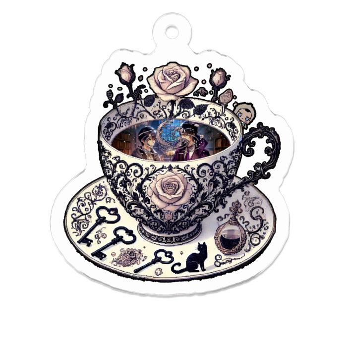 アクリルキーホルダー - 50 x 50 (mm)