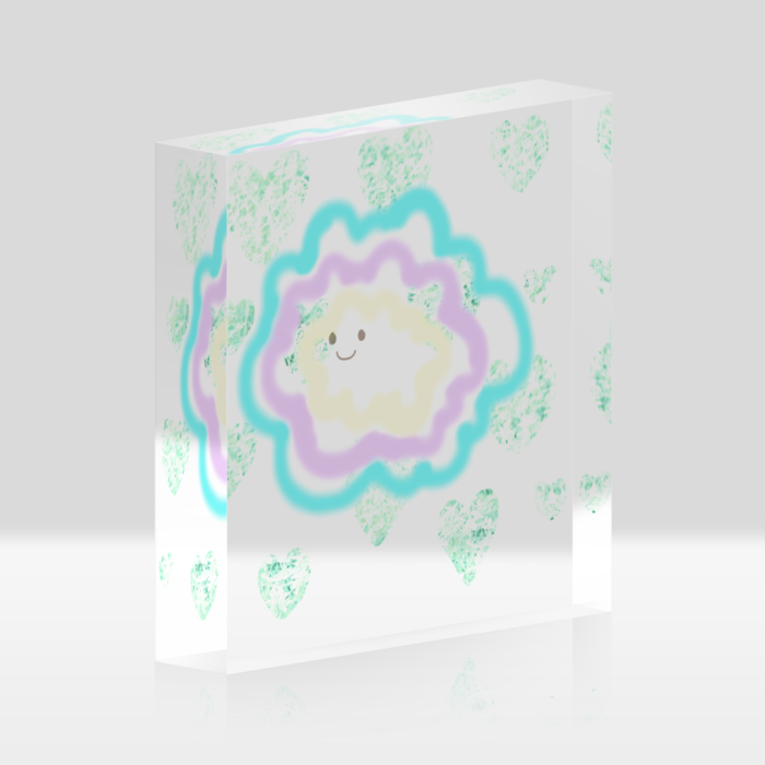 アクリルブロック - 100x100mm