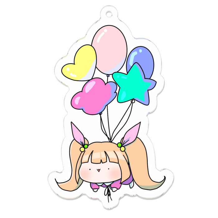 アクリルキーホルダー - 70 x 70 (mm)