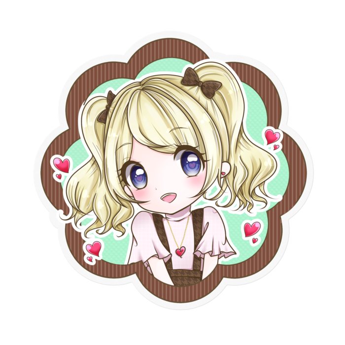 ステッカー - 100 x 100 (mm)