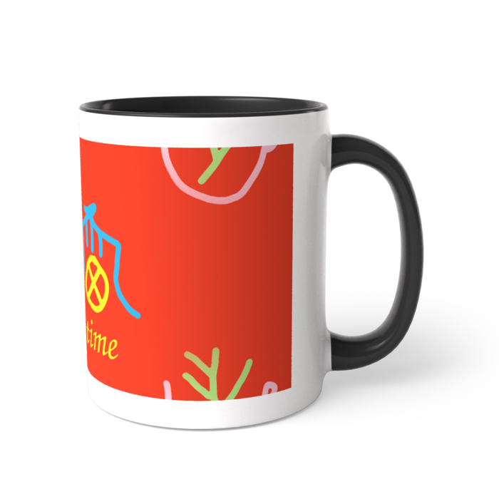 ツートンカラーマグカップ - 直径 8.2cm / 高さ 9.5cm