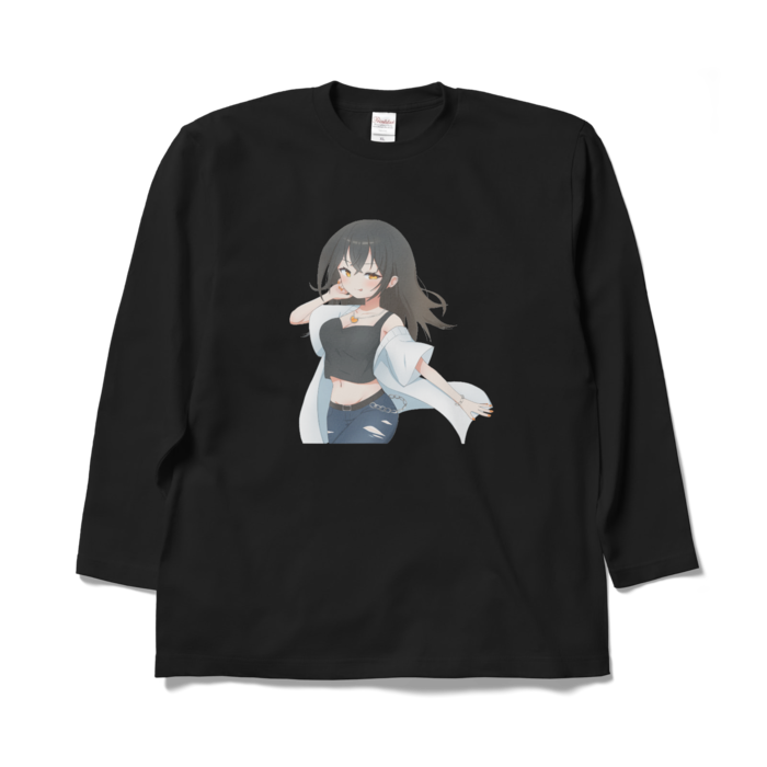 ロングスリーブTシャツ - XL - ブラック