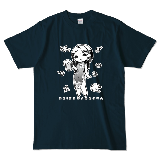 カラーTシャツ - L - ネイビー (濃色)
