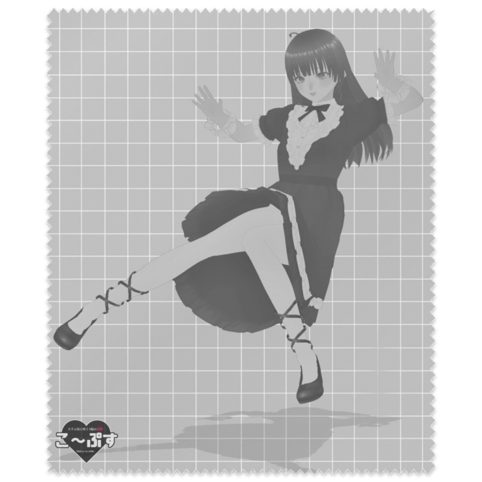 メガネ拭き(モノクロ)