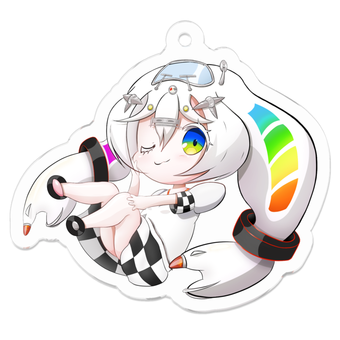 アクリルキーホルダー - 50 x 50 (mm)