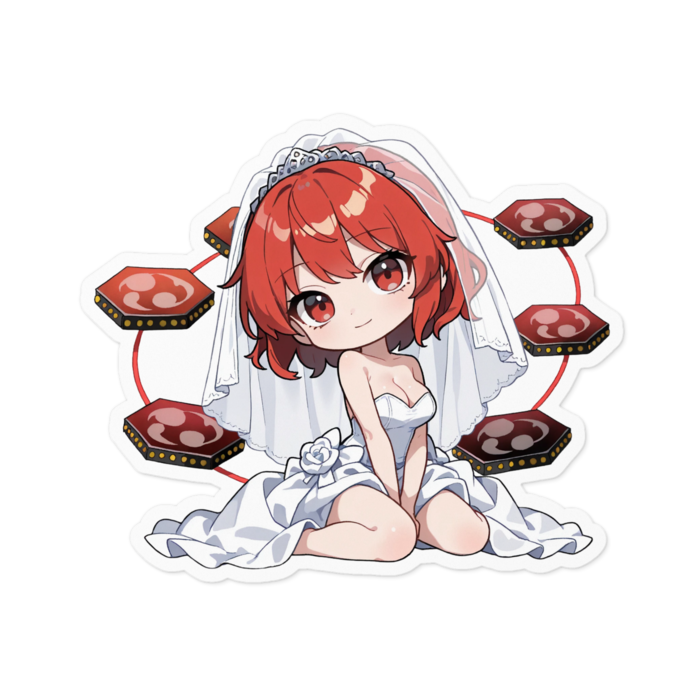 ステッカー - 100 x 100 (mm)(キャラのみ)