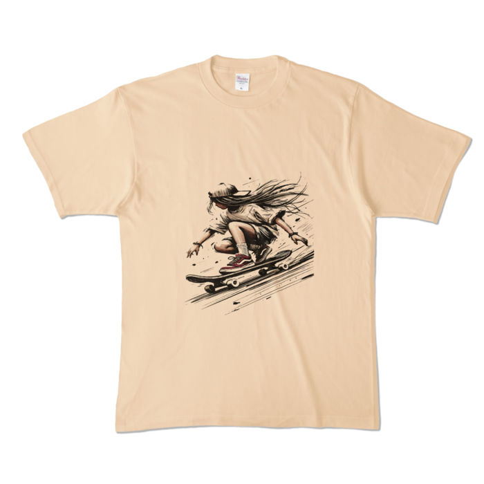 カラーTシャツ - XL - ナチュラル (淡色)