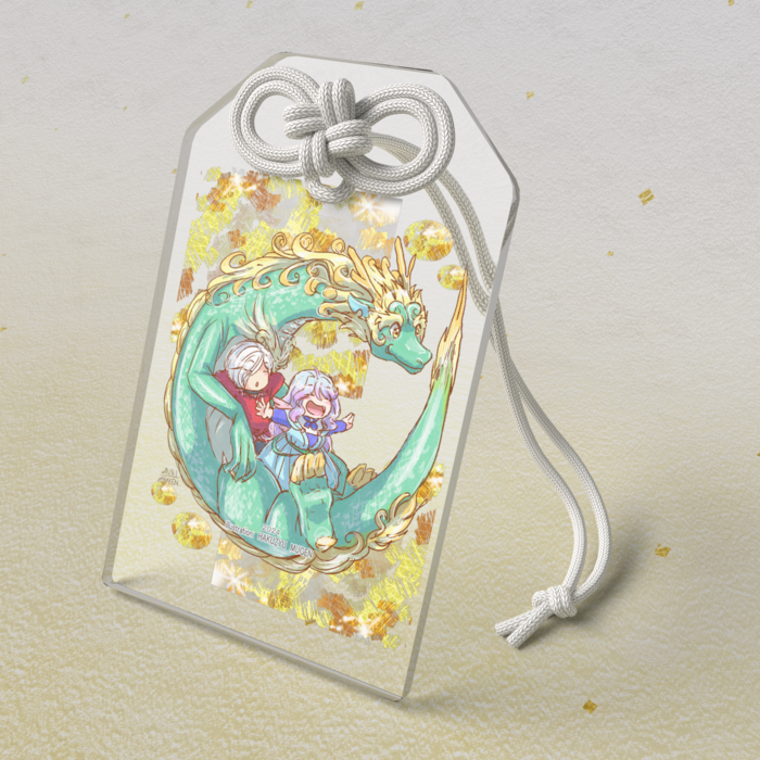 アクリルお守り - 50 × 80mm