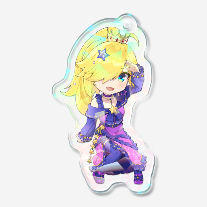 ホログラムアクリルキーホルダー - 50 × 50mm