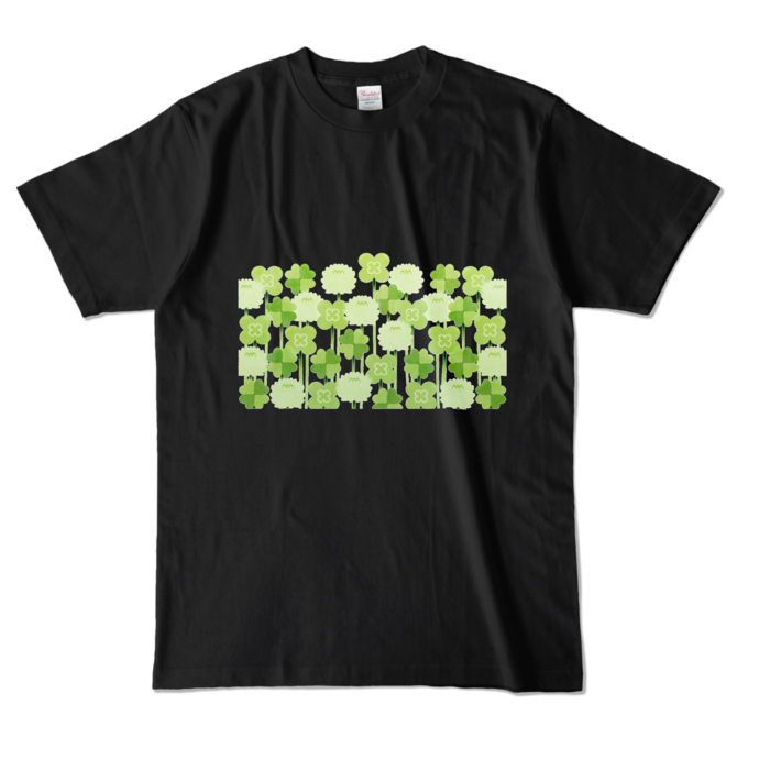 カラーTシャツ　黒色　L