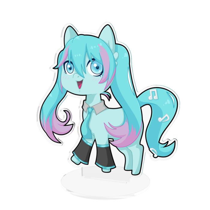 マイリトルポニー初音ミク」アクリルフィギュア - NayanMoriの