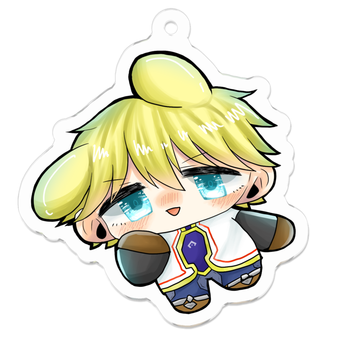 アクリルキーホルダー - 50 x 50 (mm)