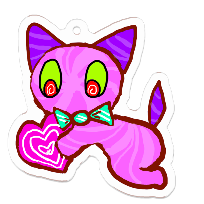 アクリルキーホルダー - 50 x 50 (mm)