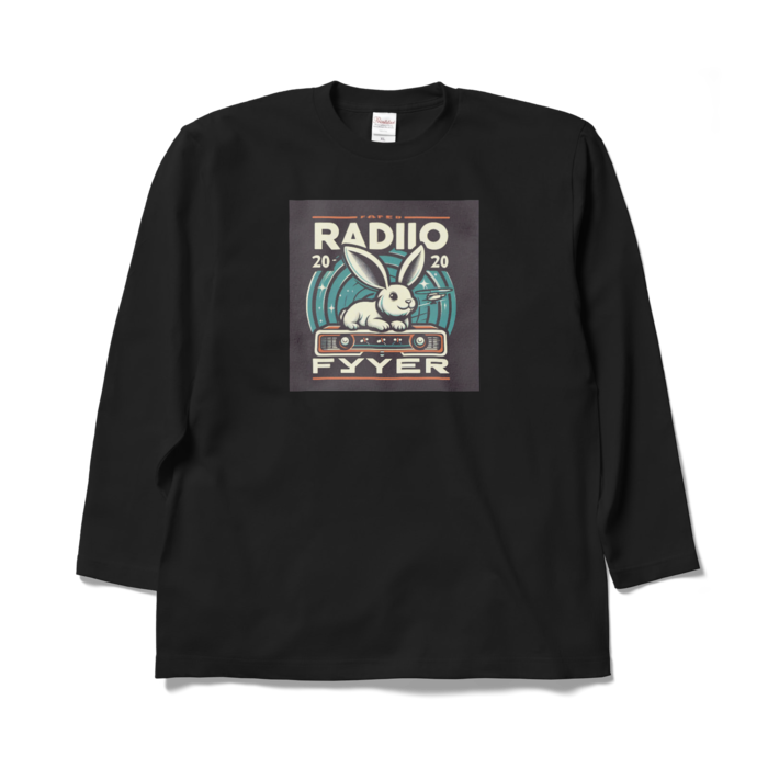 ロングスリーブTシャツ - XL - ブラック