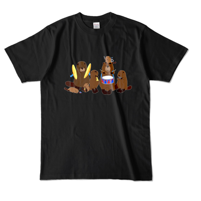 カラーTシャツ - L - ブラック (濃色)