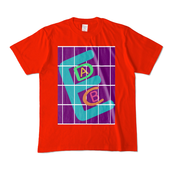 カラーTシャツ - M - レッド (濃色)