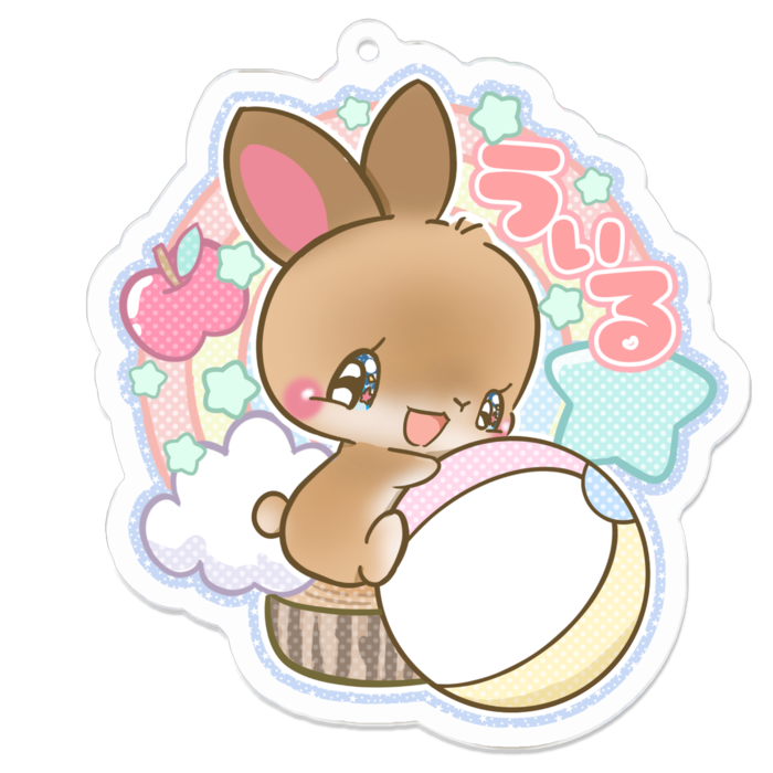 アクリルキーホルダー - 70 x 70 (mm)