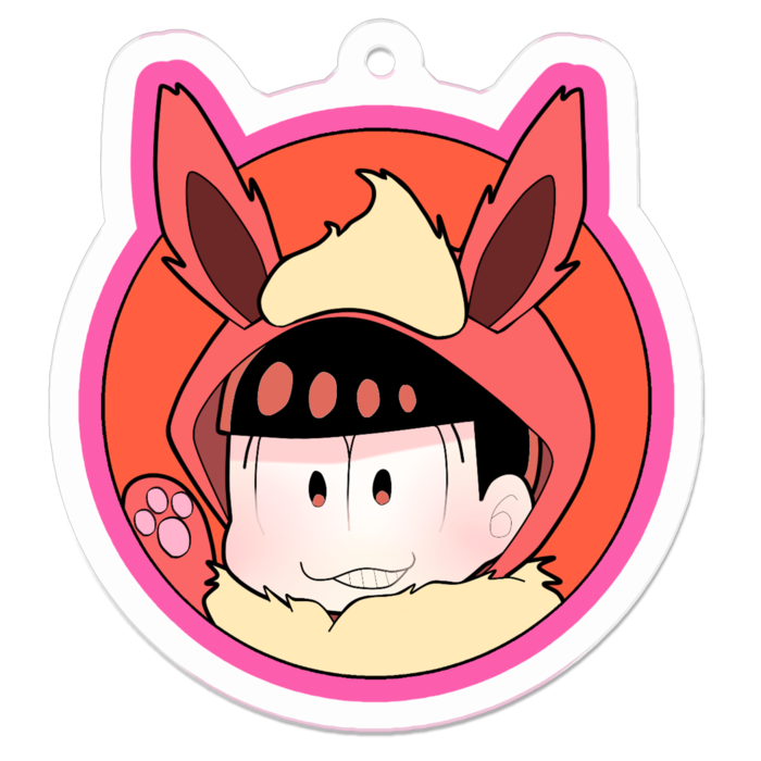 アクリルキーホルダー - 50 x 50 (mm)