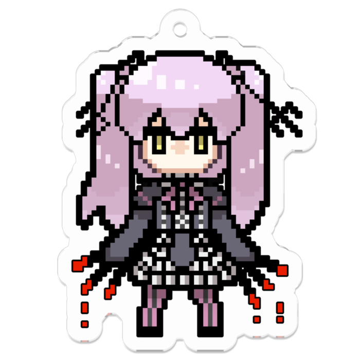 アクリルキーホルダー（コーティング） - 50 x 50 (mm)