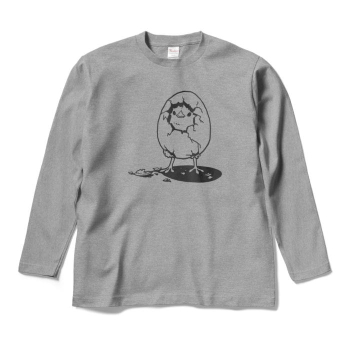 ロングスリーブTシャツ - M - 杢グレー