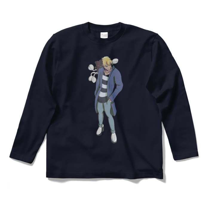 ロングスリーブTシャツ - S - ネイビー