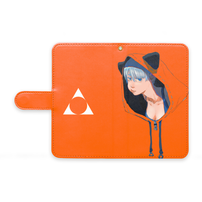 手帳型Androidケース - M - ストラップ穴 あり