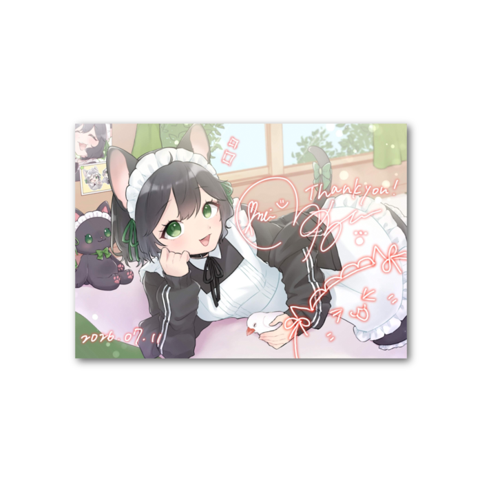 フォト風カード - 横 - 片面