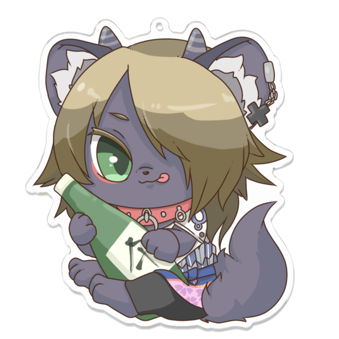 アクリルキーホルダー（コーティング） - 100 x 100 (mm)