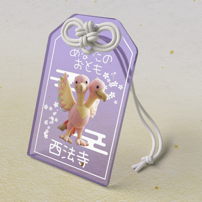 アクリルお守り - 50 × 80mm