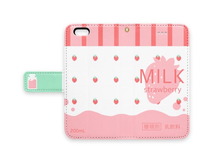 手帳型iPhoneケース - iPhone 6 / 6s - ストラップ穴 あり