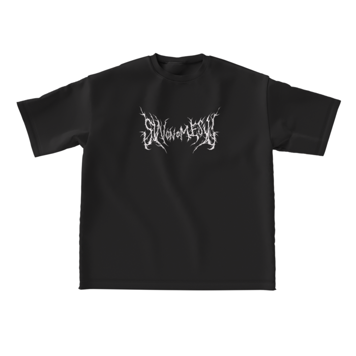 ビッグシルエットTシャツ - L - ブラック