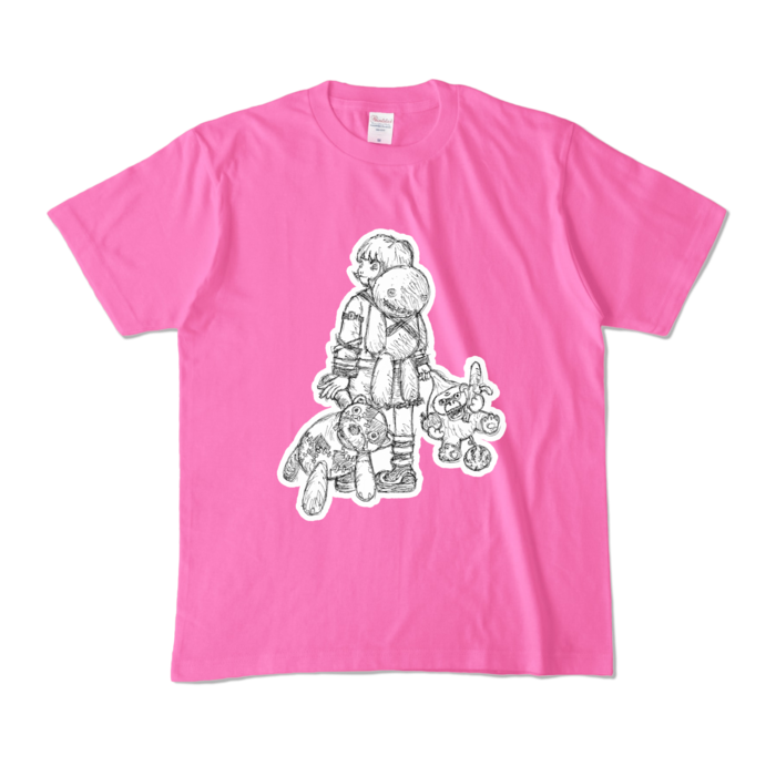 カラーTシャツ - M - ピンク (濃色)
