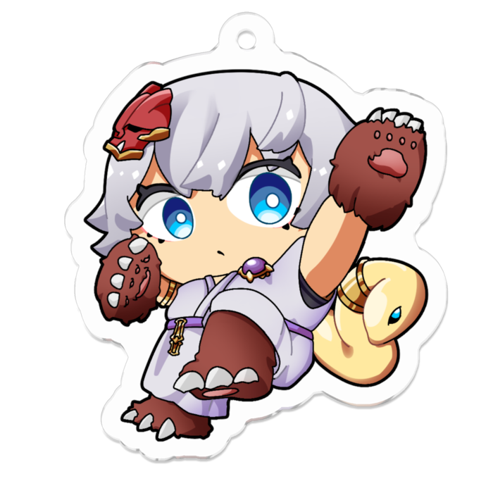 アクリルキーホルダー - 50 x 50 (mm)