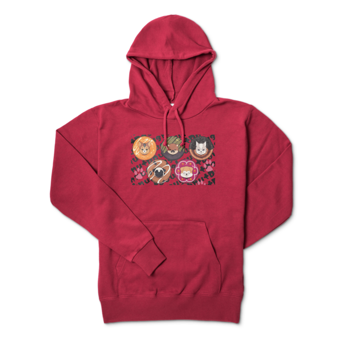 パーカー - M - バーガンディ