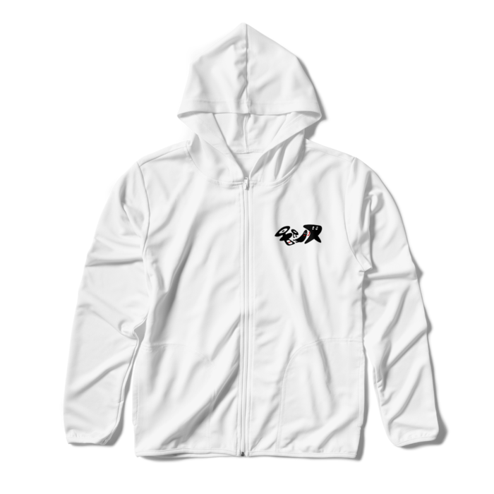 ジップパーカー - S - ホワイト
