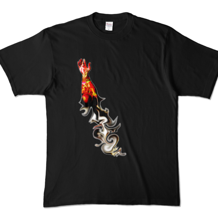 カラーTシャツ - XL - ブラック (濃色)