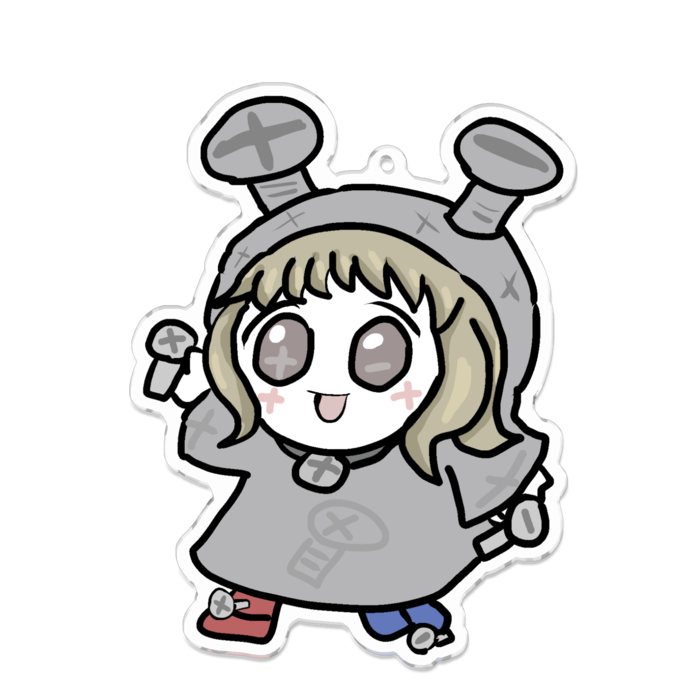 アクリルキーホルダー - 100 x 100 (mm)