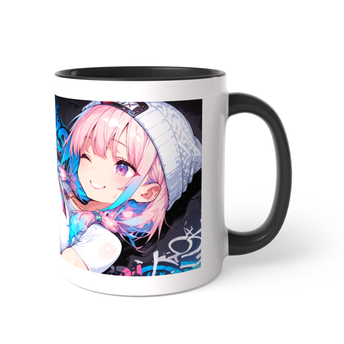 ツートンカラーマグカップ - 直径 8.2cm / 高さ 9.5cm