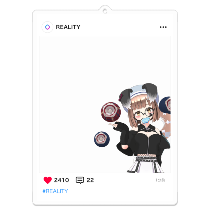 アクリルキーホルダー - 100 x 100 (mm)