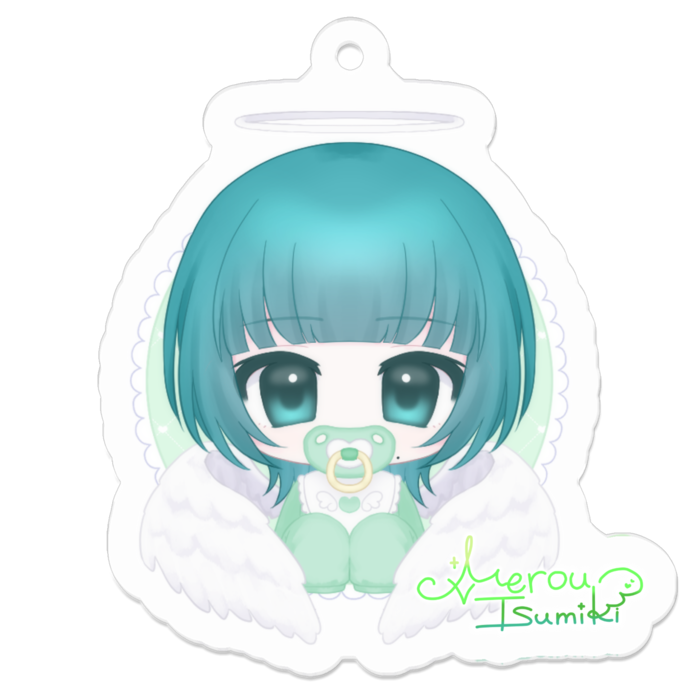 アクリルキーホルダー - 50 x 50 (mm)