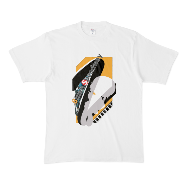 シルエットTシャツ - XL - 白