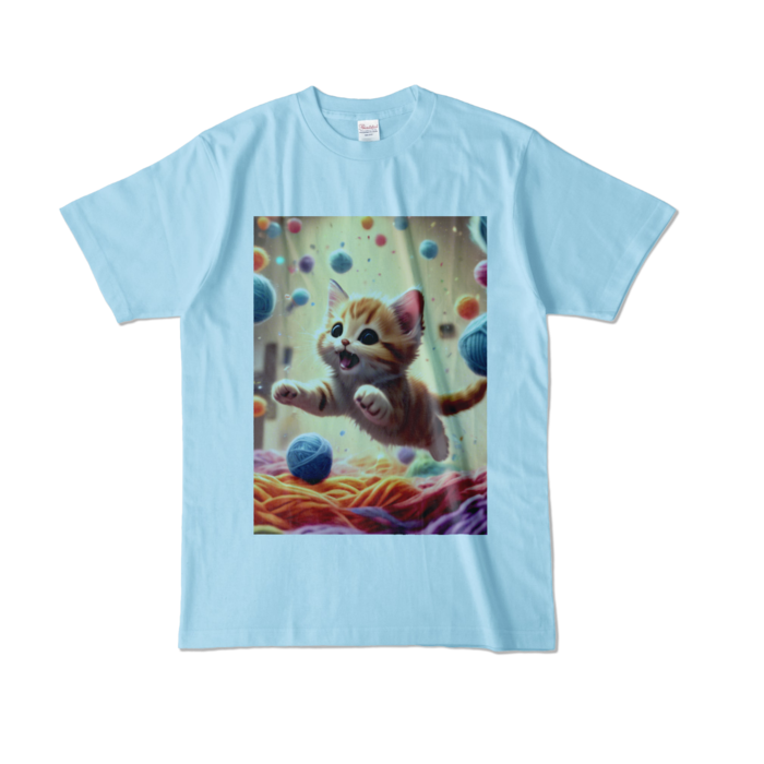 カラーTシャツ - L - ライトブルー (淡色)