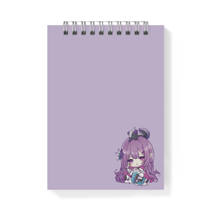 メモ帳 - A6 - 片面【紫】