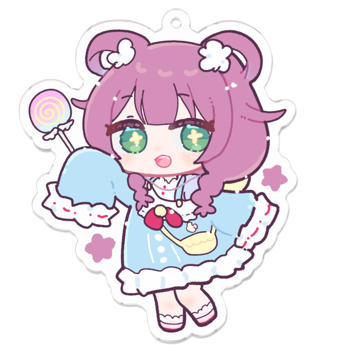 アクリルキーホルダー - 70 x 70 (mm)
