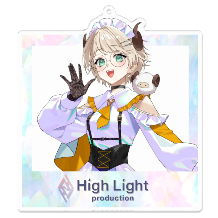 アクリルキーホルダー - 100 x 100 (mm)