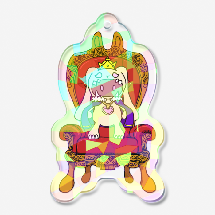 ホログラムアクリルキーホルダー - 50 × 50mm